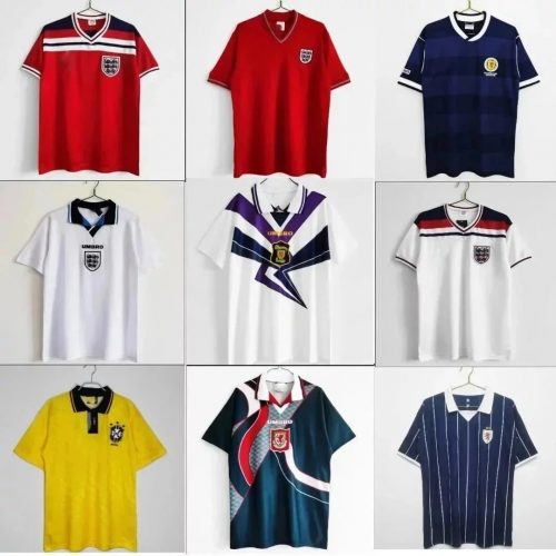 Umbro Vintage Football Jerseys Retro Soccer Kit Multicolor