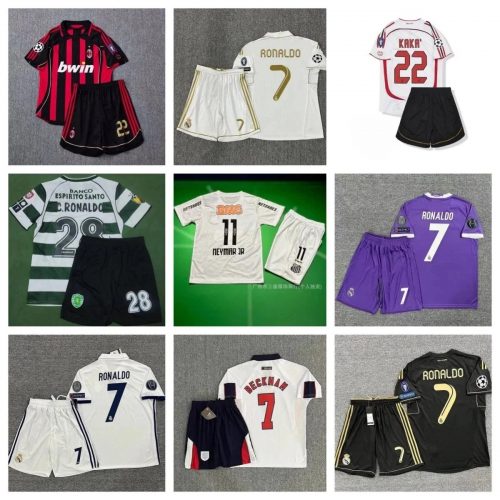 Adidas Ronaldo 7 Soccer Jersey Set Lightweight Football Kit Multicolor