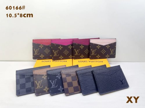 Louis Vuitton LV Card Holder Slim Leather Wallet Multicolor
