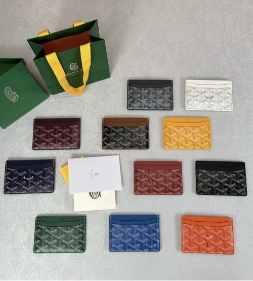 Goyard Saint Sulpice classic card holder wallet multicolor
