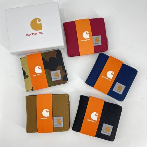 Carhartt Canvas Bifold Wallet Durable Everyday Accessory Multicolor