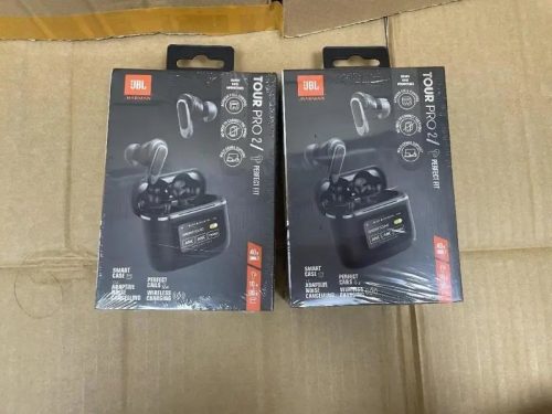 JBL Tour Pro 2 Wireless Noise Cancelling Earbuds Black
