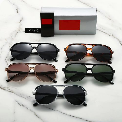 Ray-Ban 2198 Classic Aviator Sunglasses Black and Tortoise