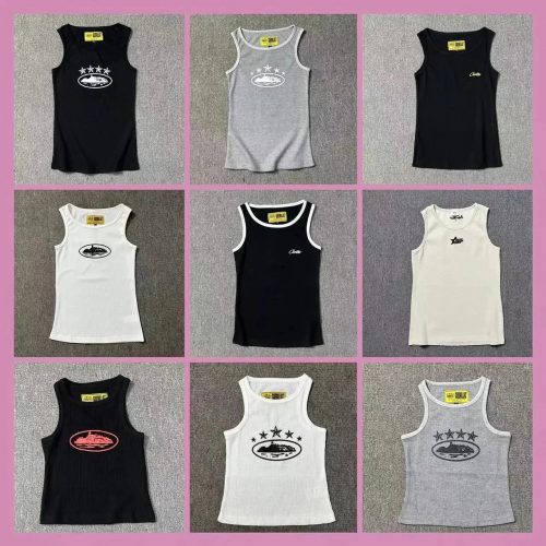 Gorillaz Ribbed Tank Top Casual Sleeveless Shirt Multicolor
