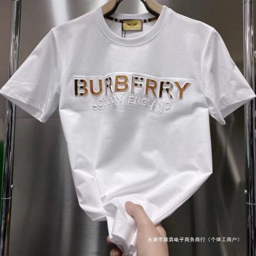 Burberry London England Embroidered T-Shirt Casual White
