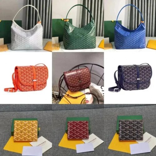 Goyard Hobo and Crossbody Canvas Handbag Collection Multicolor