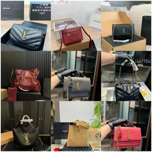 Saint Laurent YSL Collection Assorted Leather Handbags Multicolor