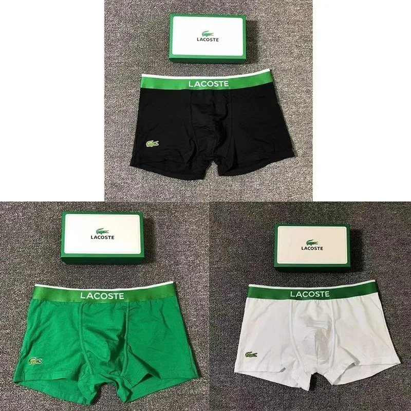 LACOSTE 白+黑+绿 礼盒装 LACOSTE 白+黑+绿 礼盒装