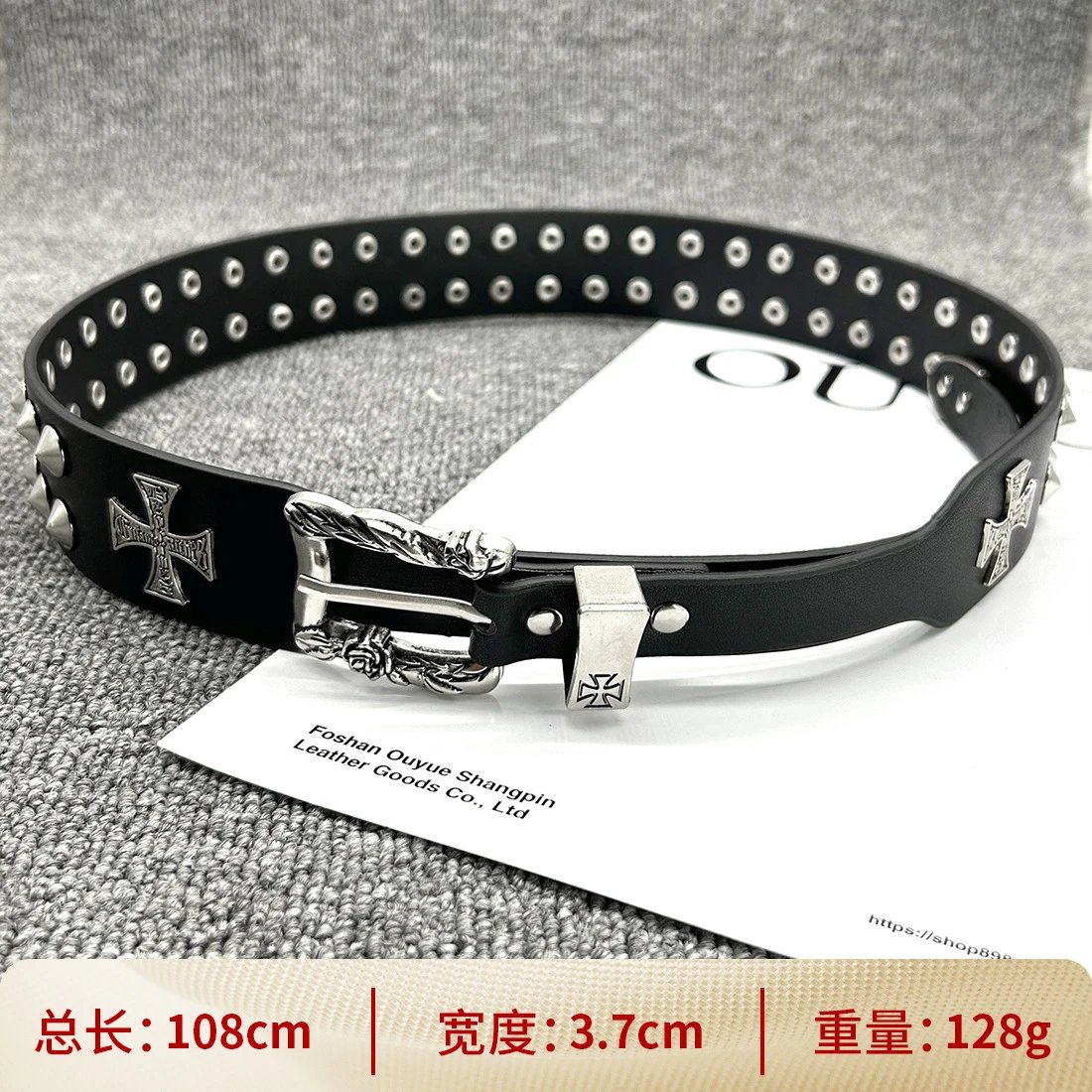 【双十字架108cm】CH克罗腰带