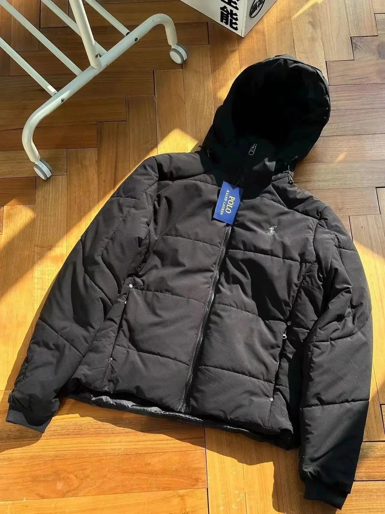 Quilted jacket(Black)