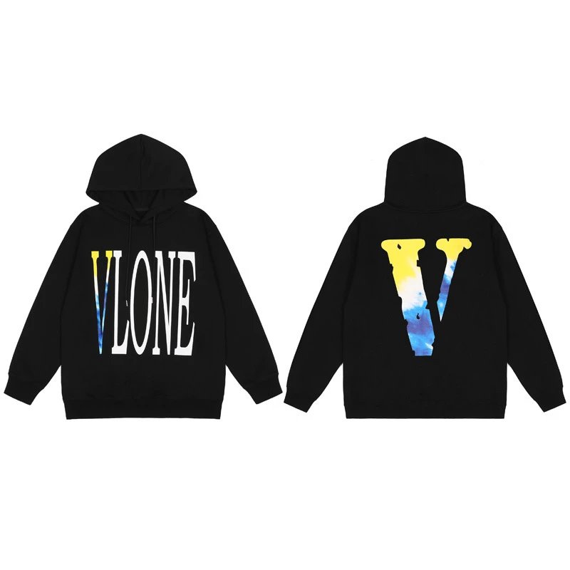 荧光黄 黑色拼色VLONE
