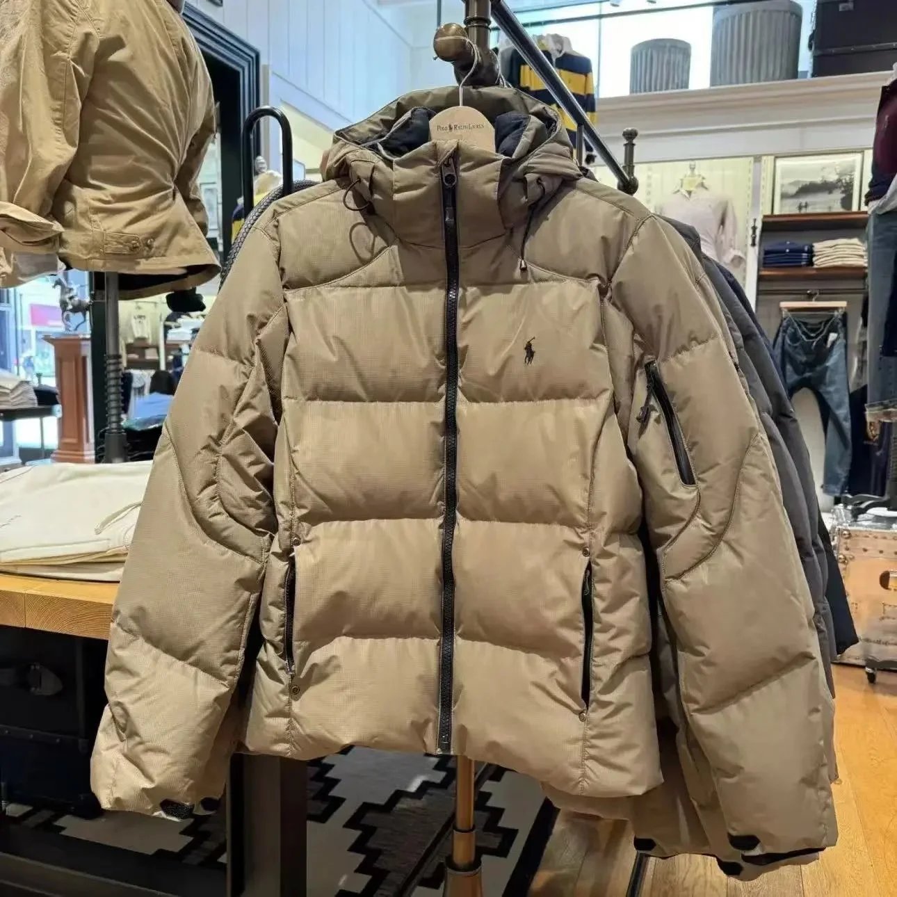 高品质90%白绒-咖色