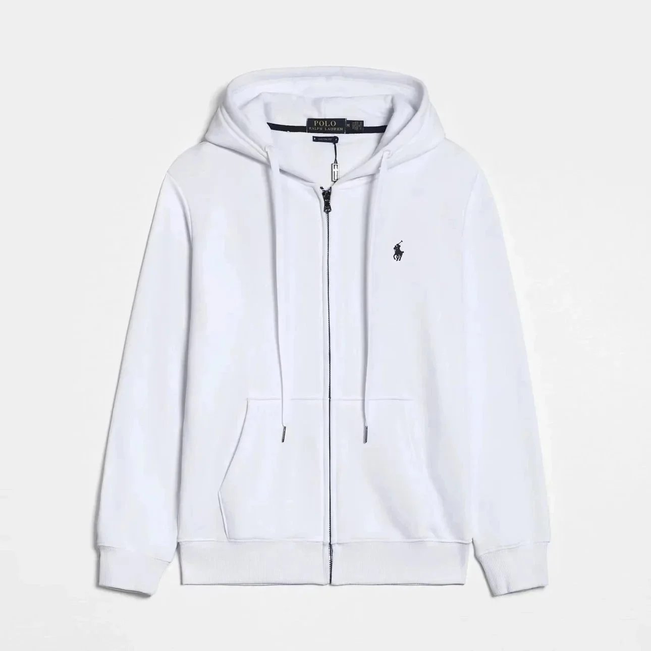 Hoodies white zipper