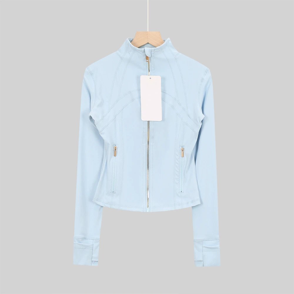 粉末蓝金-立领短款