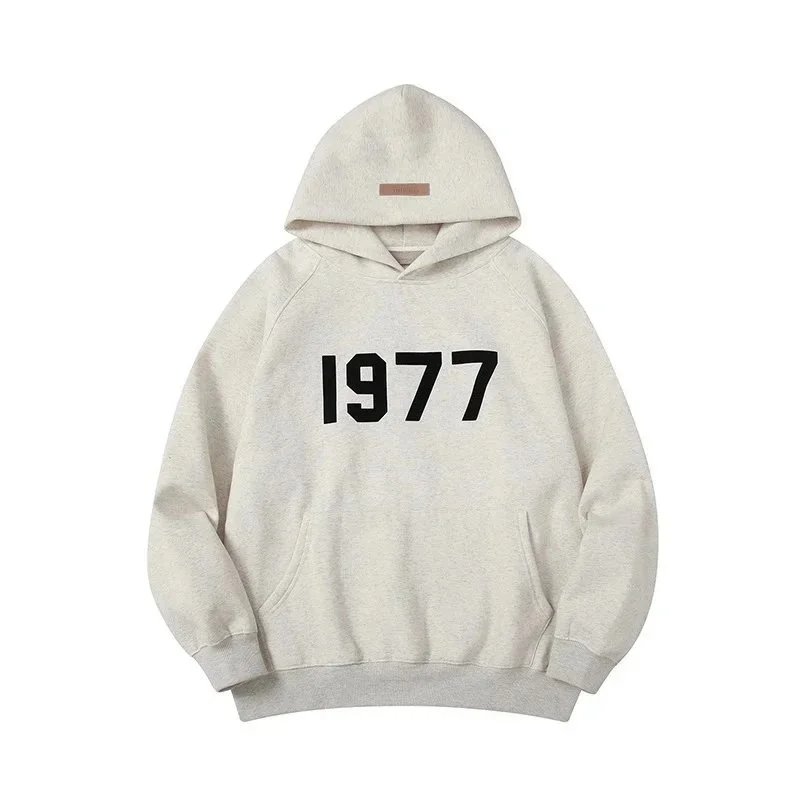 1977卫衣白灰色
