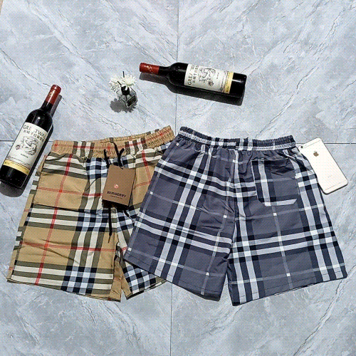 Burberry Check Print Casual Shorts Multicolor