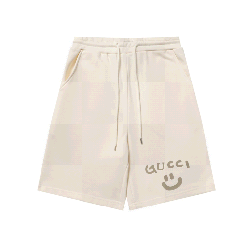 Gucci Smiley Print Casual Shorts Beige