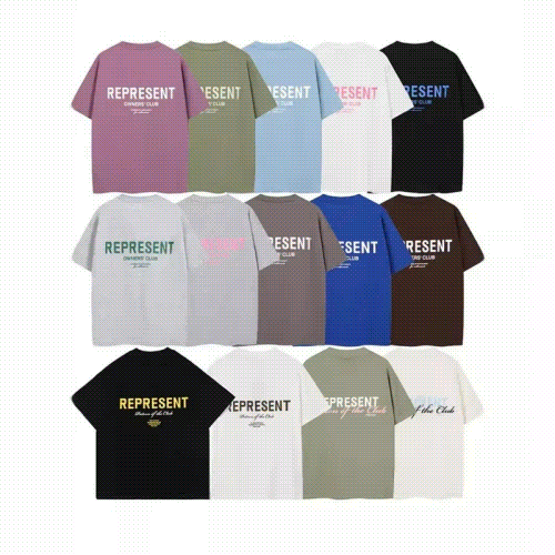 Represent Owners Club Graphic Streetwear T-Shirt Multicolor