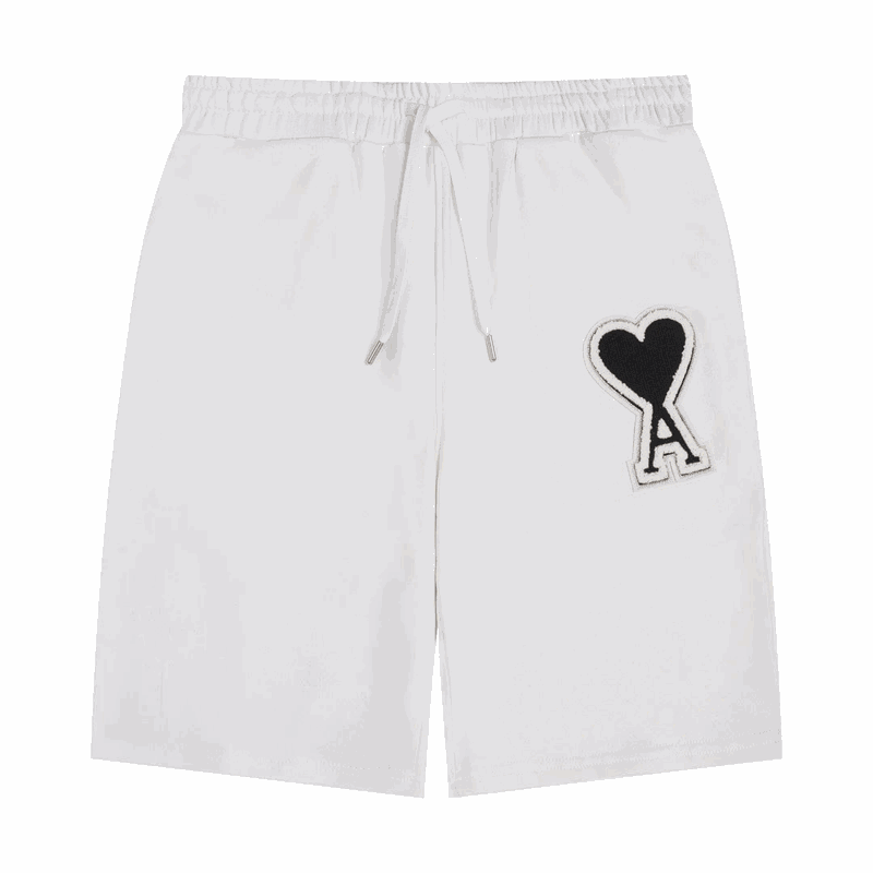 AMI Paris AMI Ami de Coeur Cotton Shorts White