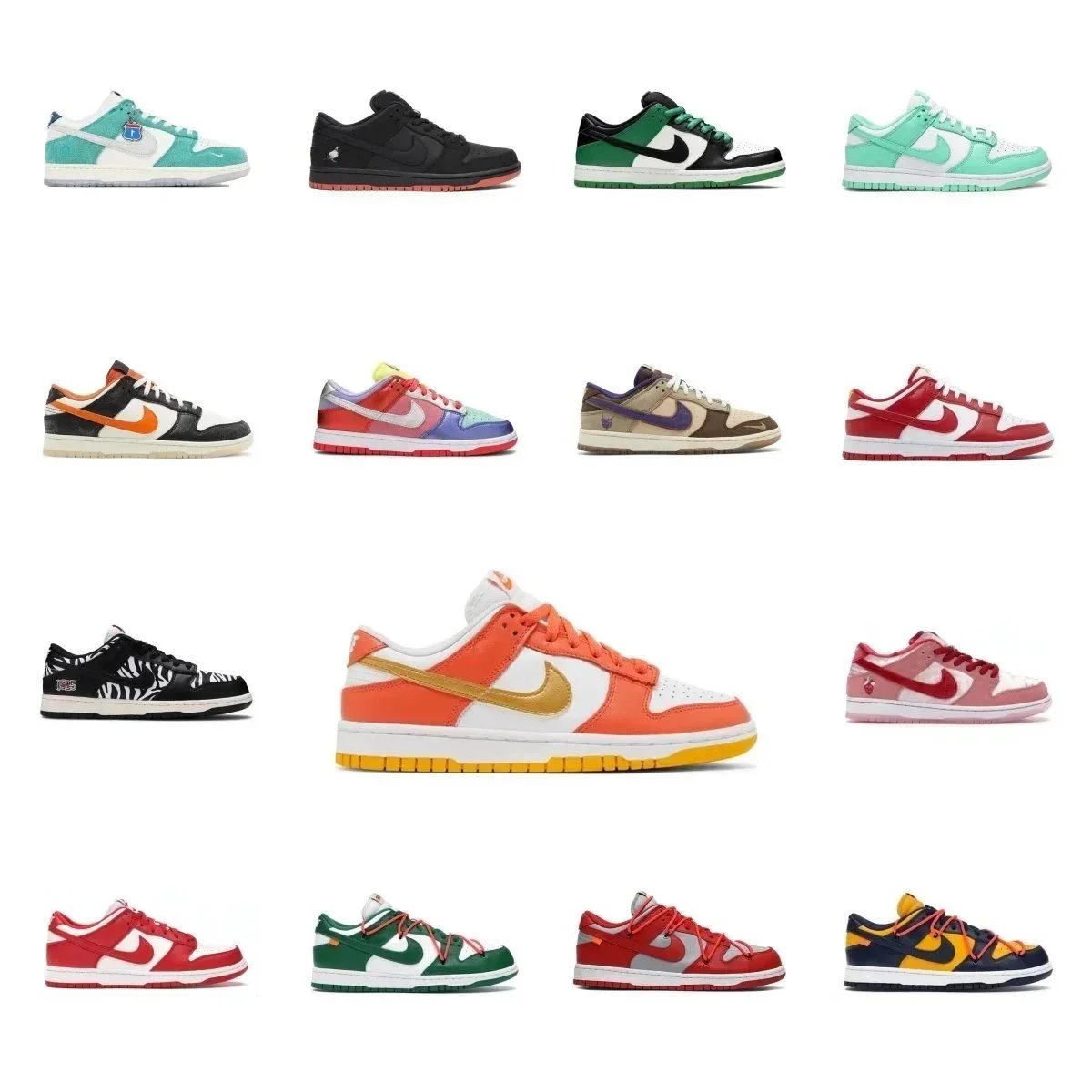 Nike Dunk Low Sneakers Multicolor