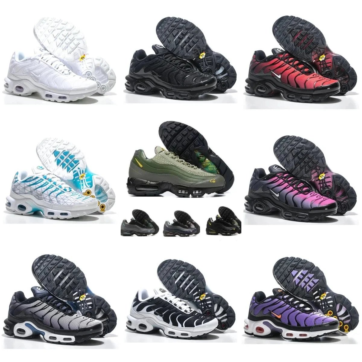 Nike Air Max Plus Sneakers Lightweight Running Shoes Multicolor
