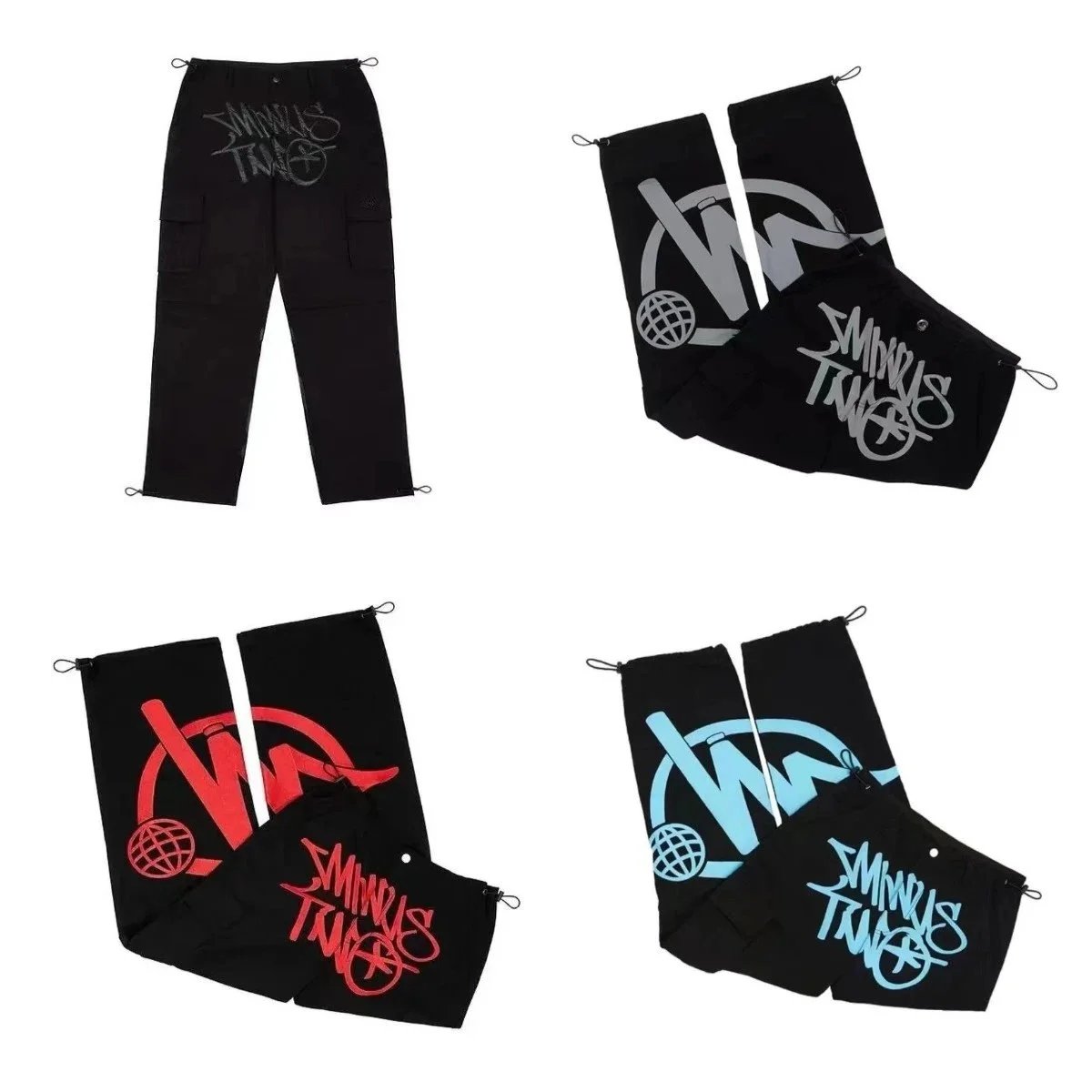 Minus Two Cargo Pants Casual Cargo Pants Black