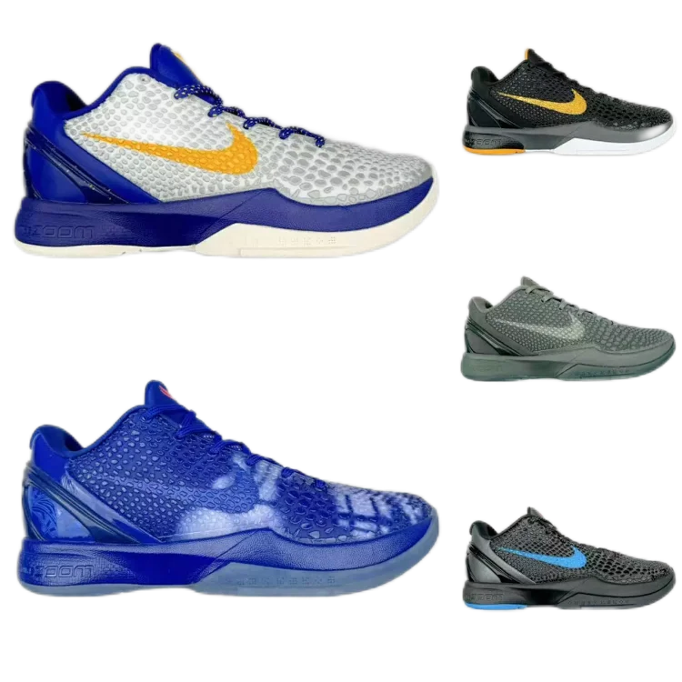 Nike Kobe 6 Protro Basketball Shoes Lightweight Performance Multicolor