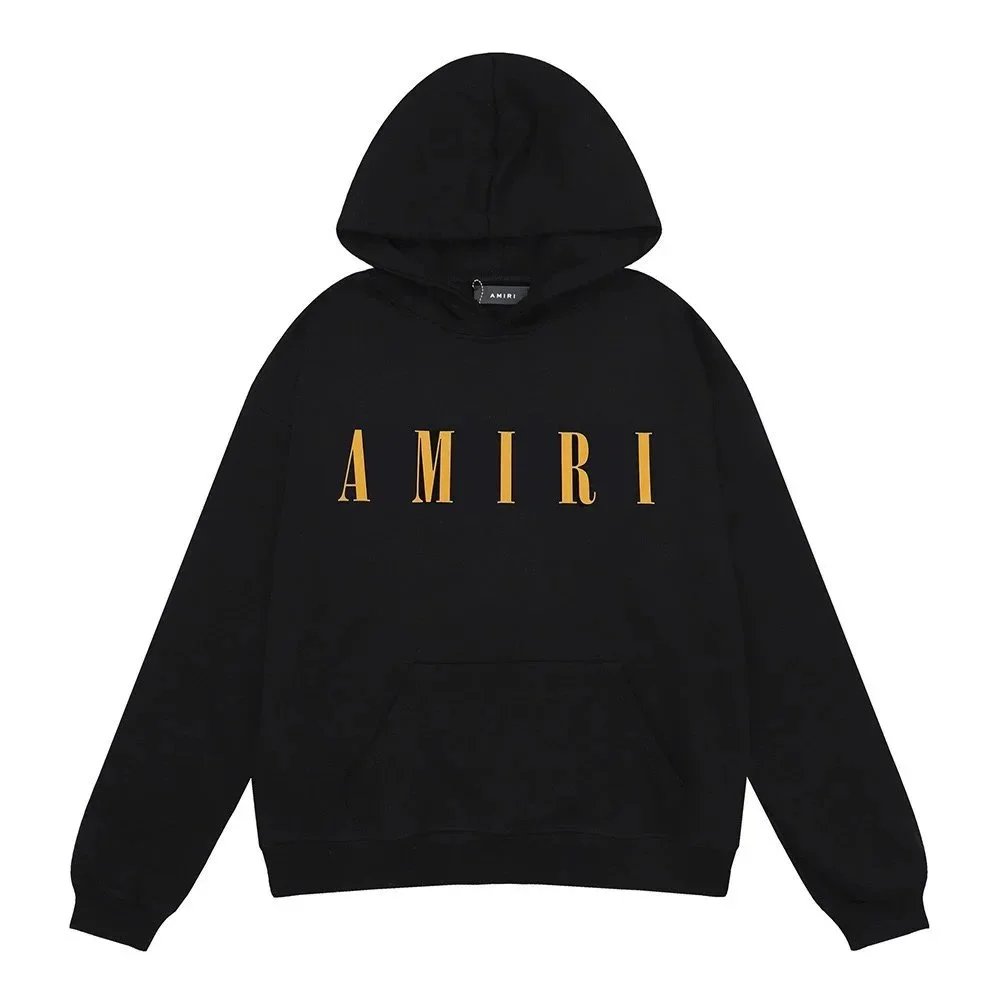 Black and gold letters