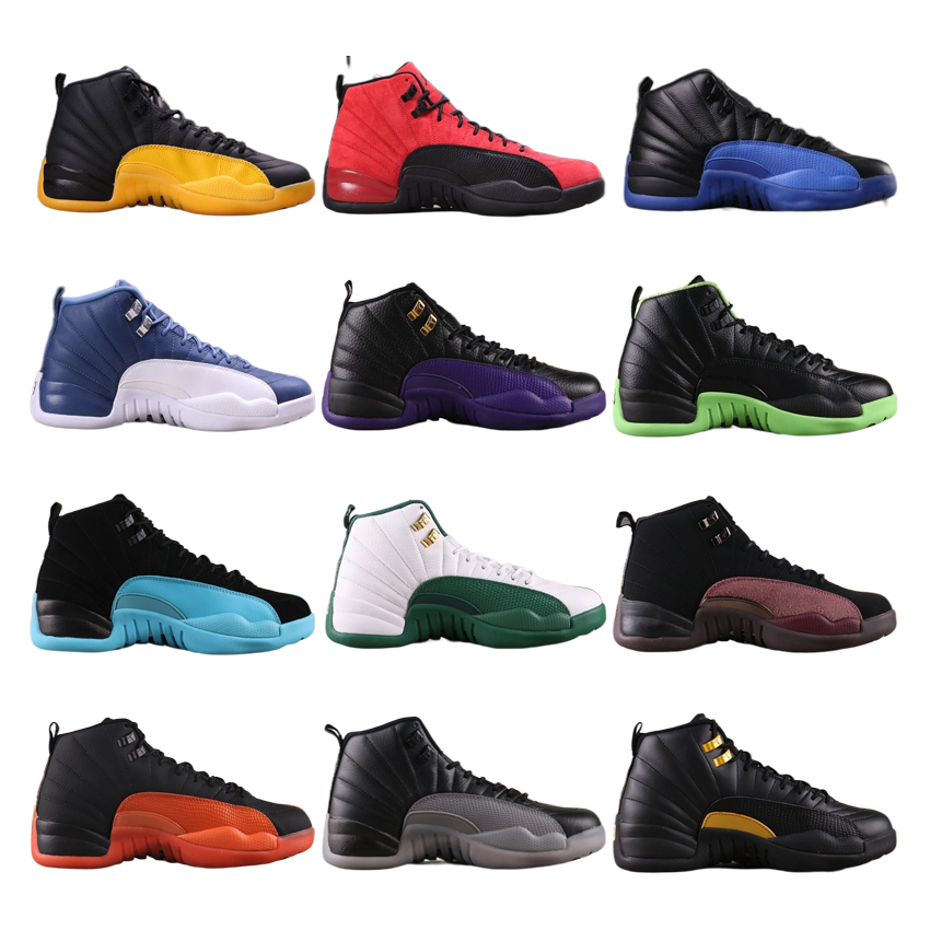 Jordan 12 Retro Basketball Shoes Multicolor
