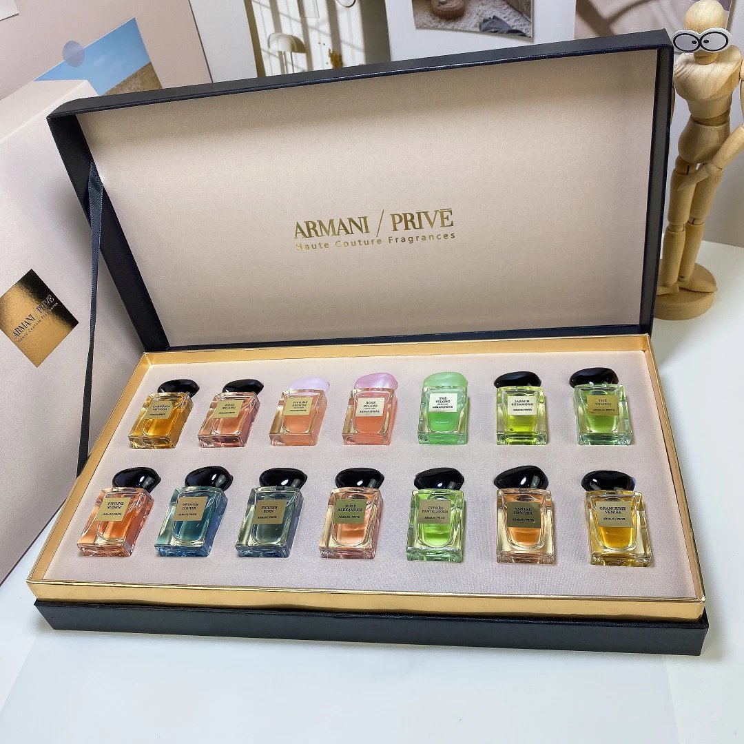 Armani Prive Haute Couture Fragrances Set Luxury Perfume Collection Multicolor