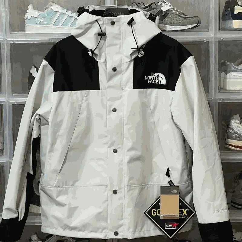 The North Face GORE-TEX Mountain Waterproof Jacket White and Black
