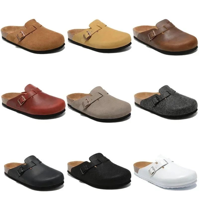 Birkenstock Boston Clog Comfortable Slip-On Shoes Multicolor