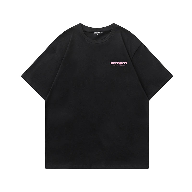 Carhartt Work In Progress Script Logo Casual T-Shirt Black