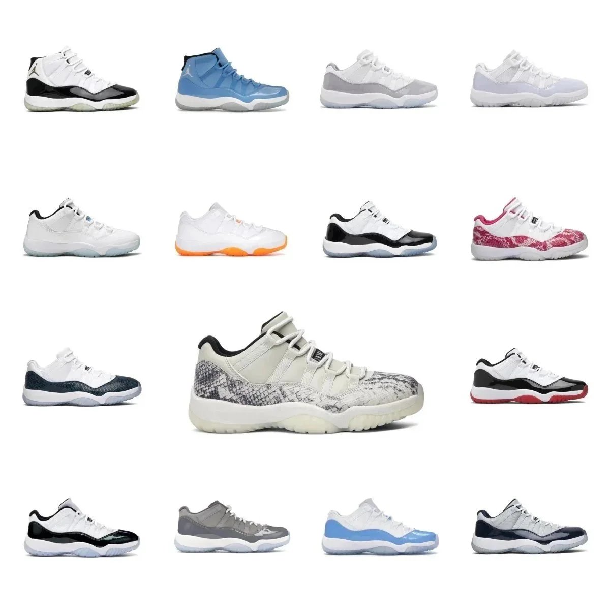 Jordan Air Jordan 11 Low Basketball Shoes Multicolor