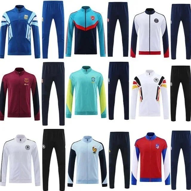 Design National Football Team Training Tracksuit Set Sportswear Multicolor