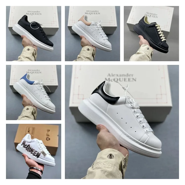 Alexander McQueen AMQ Oversized Sneakers Chunky Casual Shoes Multicolor