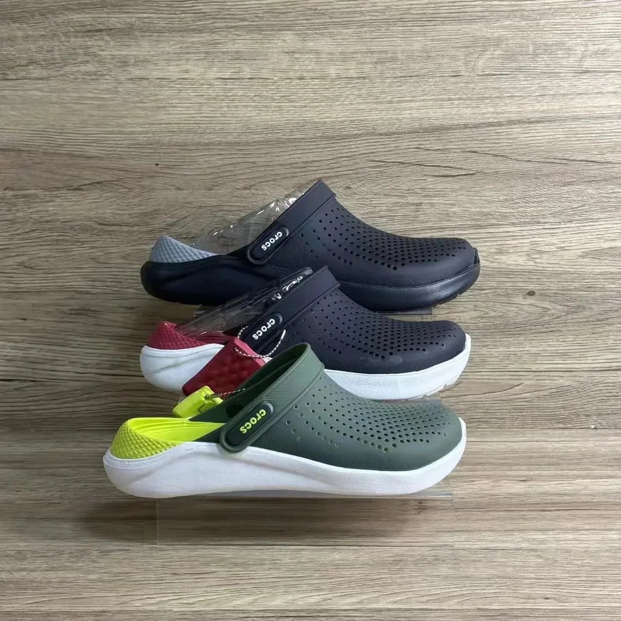 Crocs LiteRide Clog Casual Slip-On Shoes Multicolor