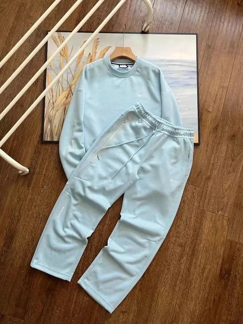030214018-圆领卫衣套装蓝色 030214018-圆领卫衣套装蓝色