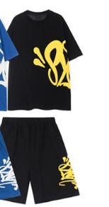 黑色短袖套装-2 黑色短袖套装-2