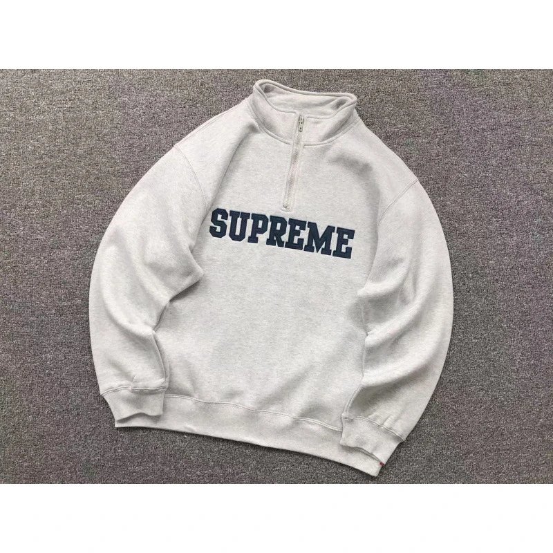 E582#半拉链卫衣浅灰 E582#半拉链卫衣浅灰