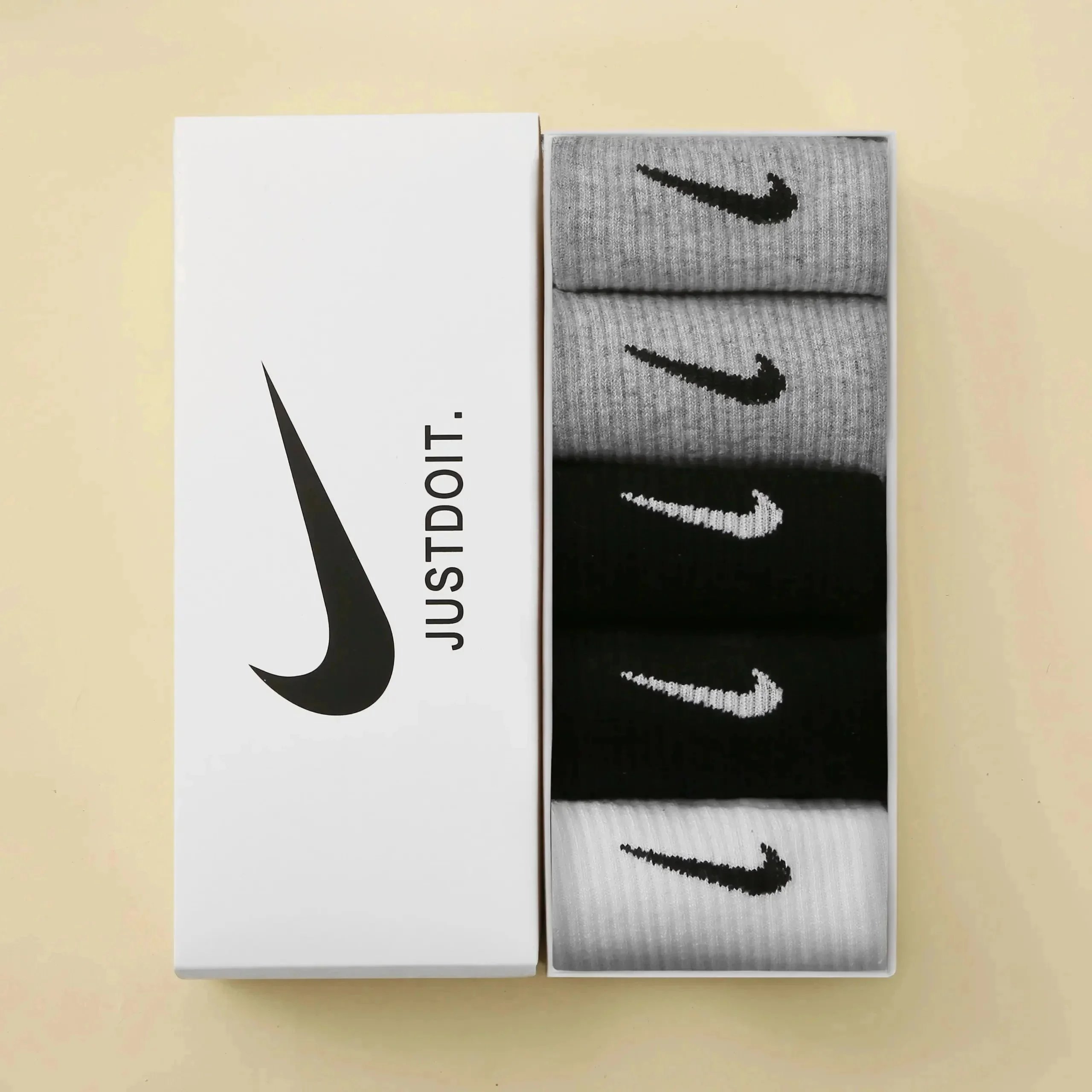 5 pairs【2black+1white+2grey】 5 pairs【2black+1white+2grey】