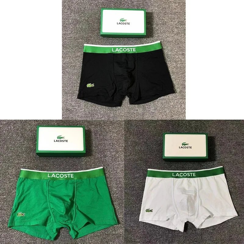 LACOSTE 白+黑+绿 礼盒装 LACOSTE 白+黑+绿 礼盒装