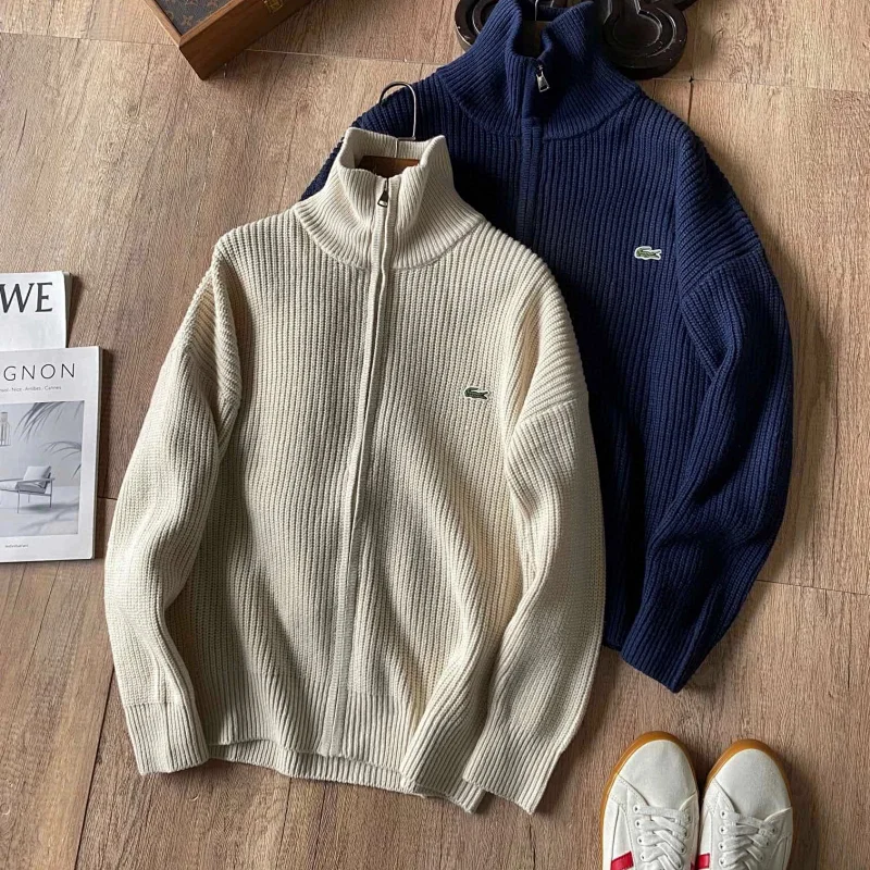 L鳄拉链毛衣款式2藏青 L鳄拉链毛衣款式2藏青